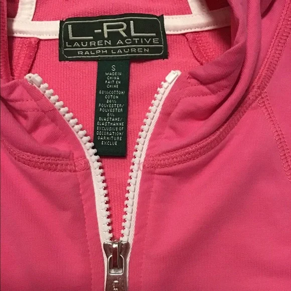 Lauren Ralph Lauren active women’s hooded vest full zip pink - Picture 5 of 7